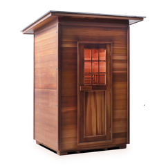 Enlighten Outdoor Dry Traditional Sauna - MoonLight 2 Slope