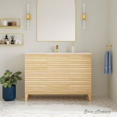 Swiss Madison Cascade 48'' Bathroom Vanity in Natural Oak - SM-BV557