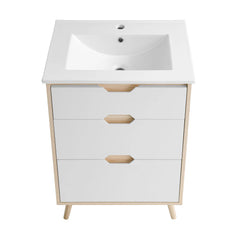 Swiss Madison Calice 24" Bathroom Vanity in Carbon Gray - SM-BV421