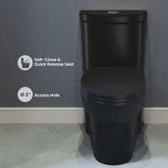 Swiss Madison Sublime One-Piece Elongated Toilet Dual-Flush 1.1/1.6 gpf - SM-1T205 - The Home Selection
