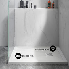 Swiss Madison Terre B Series 36" x 36" Reversible Drain Shower Base - SM-SB550