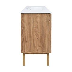 Swiss Madison Classe 48" Freestanding Bathroom Vanity in Golden Oak with Sink Top - SM-BV665