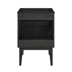 Swiss Madison Bosse 24" Freestanding Bathroom Vanity with Black Sink Top - SM-BV8801