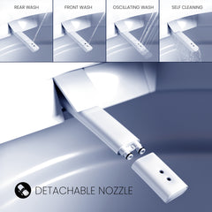 Swiss Madison ﻿﻿﻿Avancer Intelligent Tankless Elongated Toilet and Bidet, Touchless Vortex™ Dual-Flush 1.1/1.6 gpf - SM-ST060 - The Home Selection