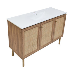 Swiss Madison Classe 48" Freestanding Bathroom Vanity in Golden Oak with Sink Top - SM-BV665