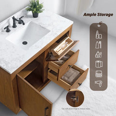 Vanity Art 42" Bathroom Vanity with Sink - CVG42-T