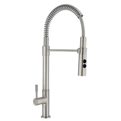 Fortis 1.8 GPM Single Hole Pre-Rinse Pull-Down Kitchen Faucet with Escutcheon - 43555S0