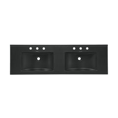 Swiss Madison 60 inch Vanity Top Bathroom Sink - SM-VT360-3MB - The Home Selection