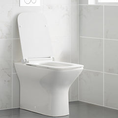 Carré Back-To-Wall Elongated Toilet Bowl - SM-WT5 - The Home Selection