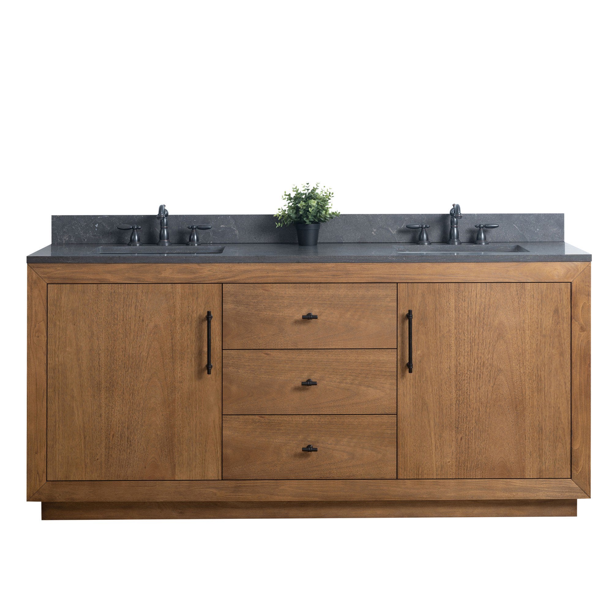 Vanity Art 72 inch Double Sink Bathroom Vanity - Thumbnail 2