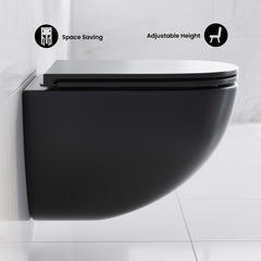Swiss Madison St. Tropez Wall-Hung Elongated Toilet Bowl - SM-WT449 - The Home Selection