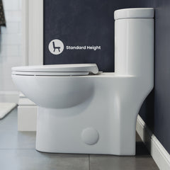Swiss Madison Sublime One-Piece Elongated Toilet Dual-Flush 1.1/1.6 gpf - SM-1T205 - The Home Selection