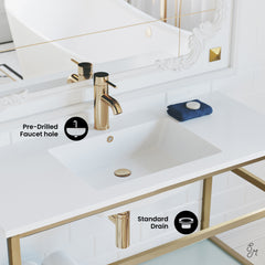 Swiss Madison Pierre 36" Wall-Mounted Bathroom Vanity - SM-BV553 - The Home Selection
