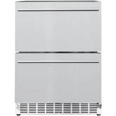 Summerset 24” Outdoor Rated Double Drawer Refrigerator - RFR-24DR2-A