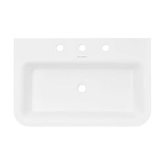 Swiss Madison Ivy 32" Solid Surface Console Sink in Matte Black - SM-CS830MB