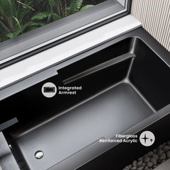Swiss Madison Voltaire 54" X 30" Left-Hand Drain Alcove Bathtub with Apron - SM-AB549 - The Home Selection