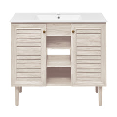 Swiss Madison Bron 36" Freestanding Bathroom Vanity with Sink Top - SM-BV6202