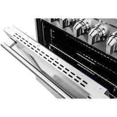 Forno Massimo 36" Dual Fuel Range in Stainless Steel - FFSGS6125-36