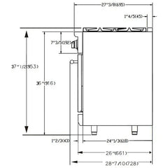 Forno Massimo 36" Dual Fuel Range in Stainless Steel - FFSGS6125-36