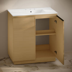 Swiss Madison St. Tropez 36" Freestanding Bathroom Vanity with 3-Hole Widespread Sink Top - SM-BV0802