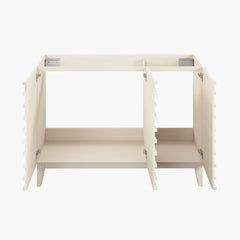 Swiss Madison Cascade 48" Freestanding Bathroom Vanity Cabinet without Top in White Oak - SM-CO8607WO