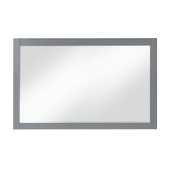 Altair Maribella 58" Rectangular Bathroom Wood Framed Wall Mirror - Gray
