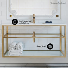 Swiss Madison Pierre 48" Wall-Mounted Bathroom Vanity - SM-BV554 - The Home Selection
