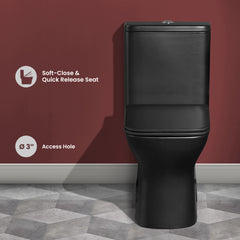 Swiss Madison Carré One-Piece Square Toilet Dual-Flush 1.1/1.6 gpf - SM-1T256 - The Home Selection
