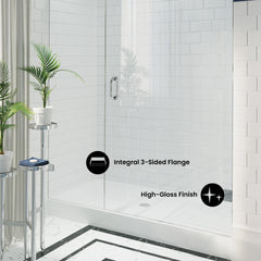 Swiss Madison Voltaire 60" X 34" Shower Base - SM-SB52 - The Home Selection