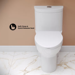 Swiss Madison Sublime One Piece Elongated Toilet with Touchless Retrofit Dual Flush 1.1/1.6 gpf ﻿- SM-1TK205 - The Home Selection