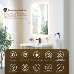 Altair Livia 30" Wall-mounted Single Bathroom Vanity in Nature Brown with White Artificial Drop-in Sink