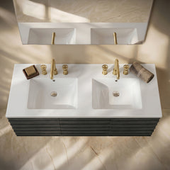 Swiss Madison 60 inch Vanity Top Bathroom Sink - SM-VT360-3MB - The Home Selection