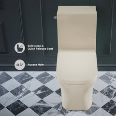 Swiss Madison Concorde One-Piece Square Toilet Side Flush 1.28 gpf - SM-1T107 - The Home Selection