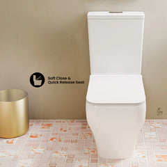 Swiss Madison Nadar Two-Piece Square Toilet Dual-Flush 1.1/1.6 gpf - SM-2T141