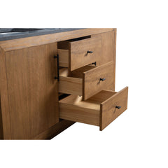 Vanity Art 72” Double Sink Bathroom Vanity in Tan - VA7072-DT