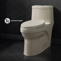 Swiss Madison Virage One-Piece Elongated Toilet Vortex™ Dual-Flush 1.1/1.6 gpf - SM-1T118 - The Home Selection