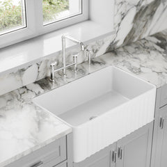 Swiss Madison Avallon Pro Widespread Kitchen Faucet with Side Sprayer SM-KF79 - The Home Selection