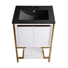 Swiss Madison Marseille 24 Bathroom Vanity in White - SM-BV217WBG - The Home Selection
