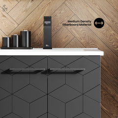 Swiss Madison Annecy 24" Bathroom Vanity in Phantom Black - SM-BV251B