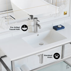 Swiss Madison Pierre 36" Wall-Mounted Bathroom Vanity - SM-BV553 - The Home Selection