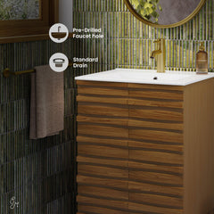 Swiss Madison Cascade 24 in. Bathroom Vanity - The Home Selection