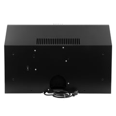 Cosmo Cosmo 30 in. Delta Collection Ducted Under Cabinet Range Hood, Button Controls, Reusable Filters, LED Lights in Matte Black - COS-5MU30-BK