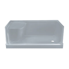 Swiss Madison Aquatique 60" x 32" Right Drain, Shower Base - SM-SB538 - The Home Selection