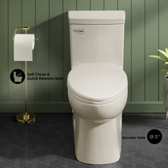 Swiss Madison Classé One-Piece Toilet with Front Flush Handle 1.28 gpf - SM-1T116 - The Home Selection