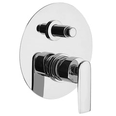FORTIS Vitrina Two Function Pressure Balanced Valve Trim with Double Knob, Integrated Diverter, and Lever Handle - Less Rough In - 6078800