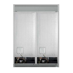 Forno Maderno 2-28-Inch Wide Convertible Refrigerator/Freezer in White, Decorative Trim, 27.2 cu.ft, 84-Inch High, ENERGY STAR Certified - FFFFD1722-60SG-WHT