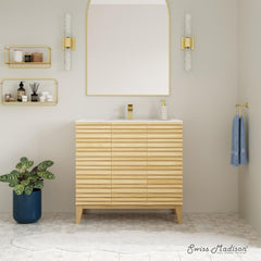 Swiss Madison Cascade 36" Bathroom Vanity - The Home Selection