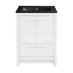 Swiss Madison Virage 24 in. White Bathroom Vanity With Ceramic Sink Top - SM-BV730W