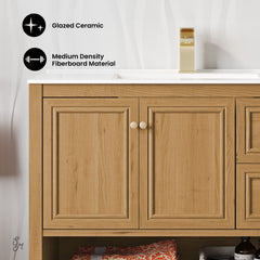 Swiss Madison Chateau 36" Freestanding Bathroom Vanity with Sink Top - SM-BV241 - The Home Selection
