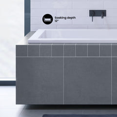 Swiss Madison Voltaire 54" x 30" Reversible Drain Drop-In Bathtub - SM-DB572 - The Home Selection